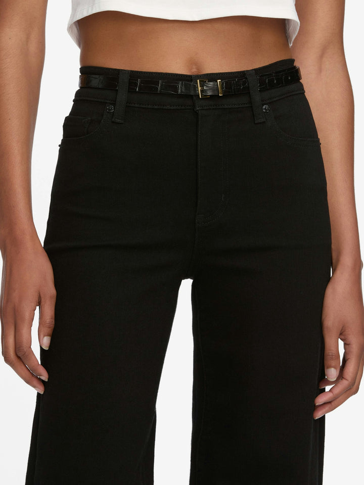 Frame - Le Slim Palazzo Denim in Black