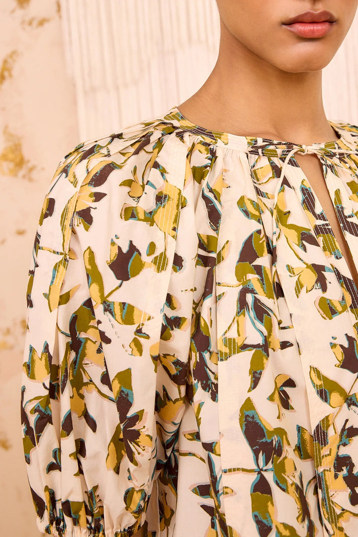 Ulla Johnson - Loli Short Sleeve Blouse in Lucent