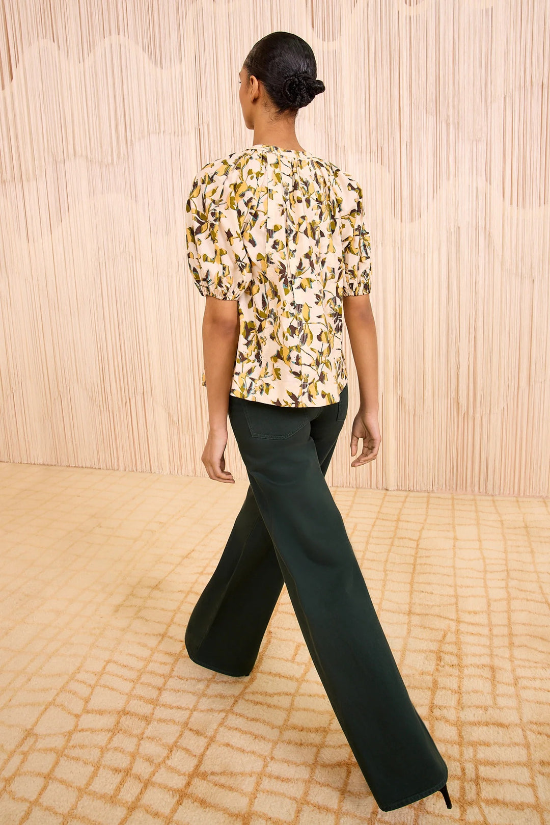 Ulla Johnson - Loli Short Sleeve Blouse in Lucent