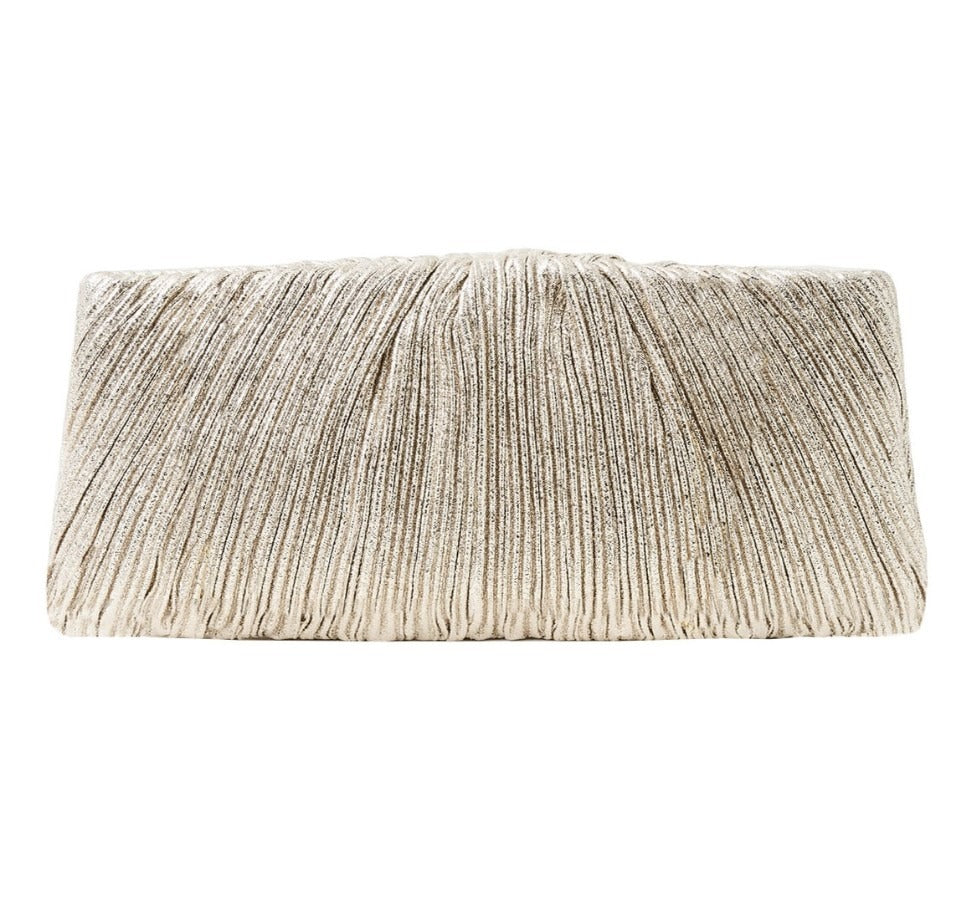 LOEFFLER RANDALL - Mona Elongated Clutch in Champagne