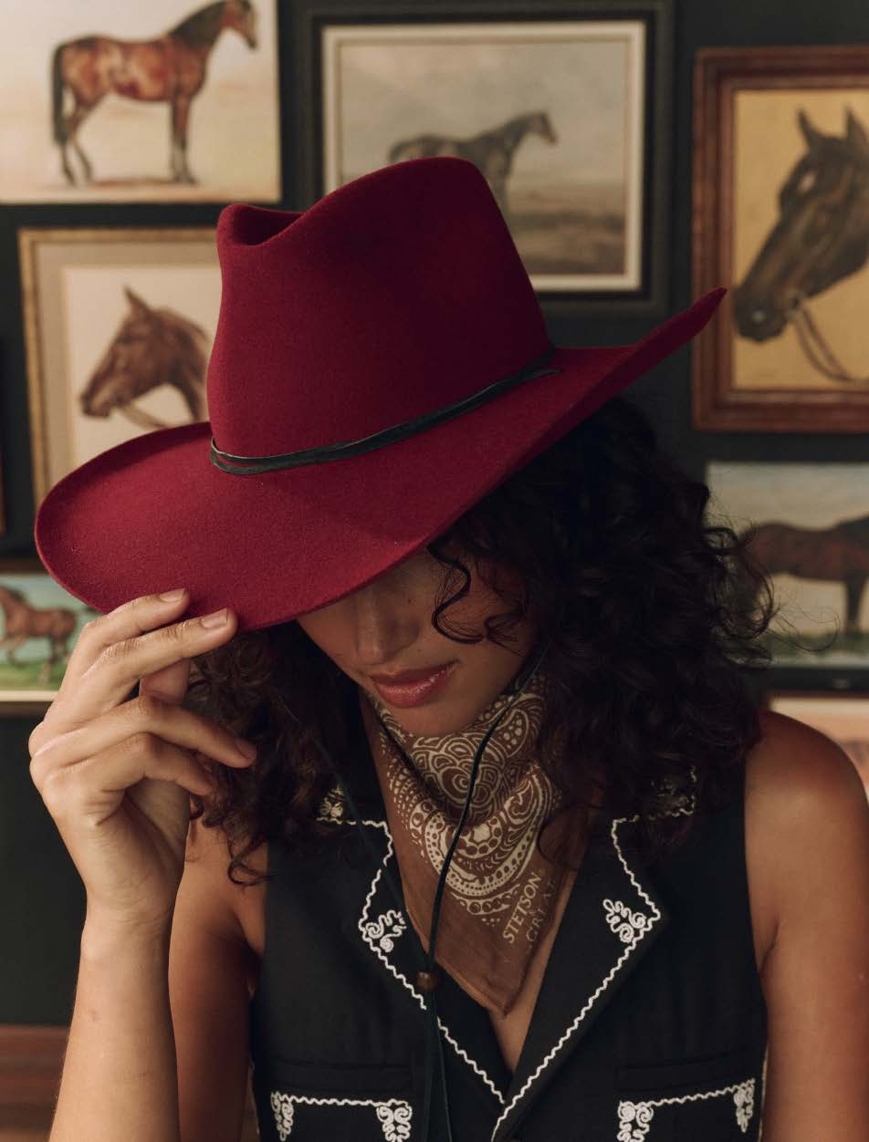 THE GREAT X STETSON - The Ridge Hat in Maroon