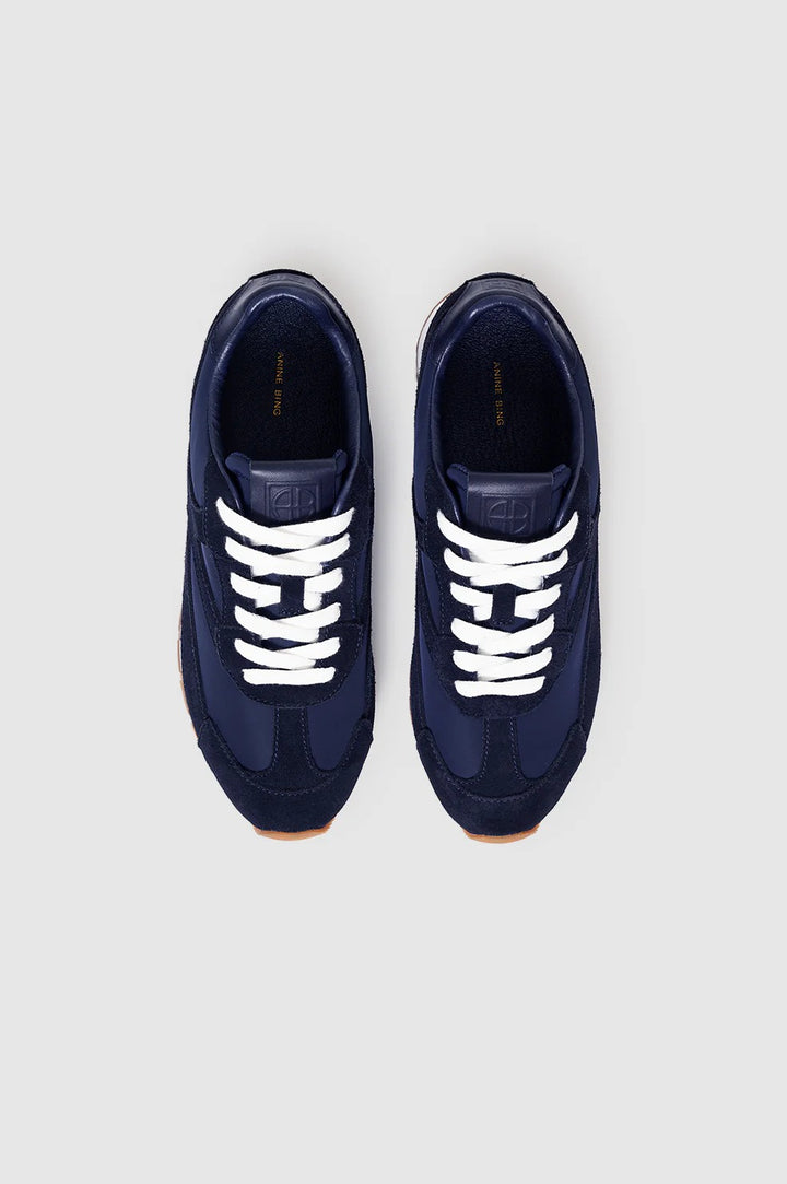 Anine Bing - Juno Sneakers in Navy Suede