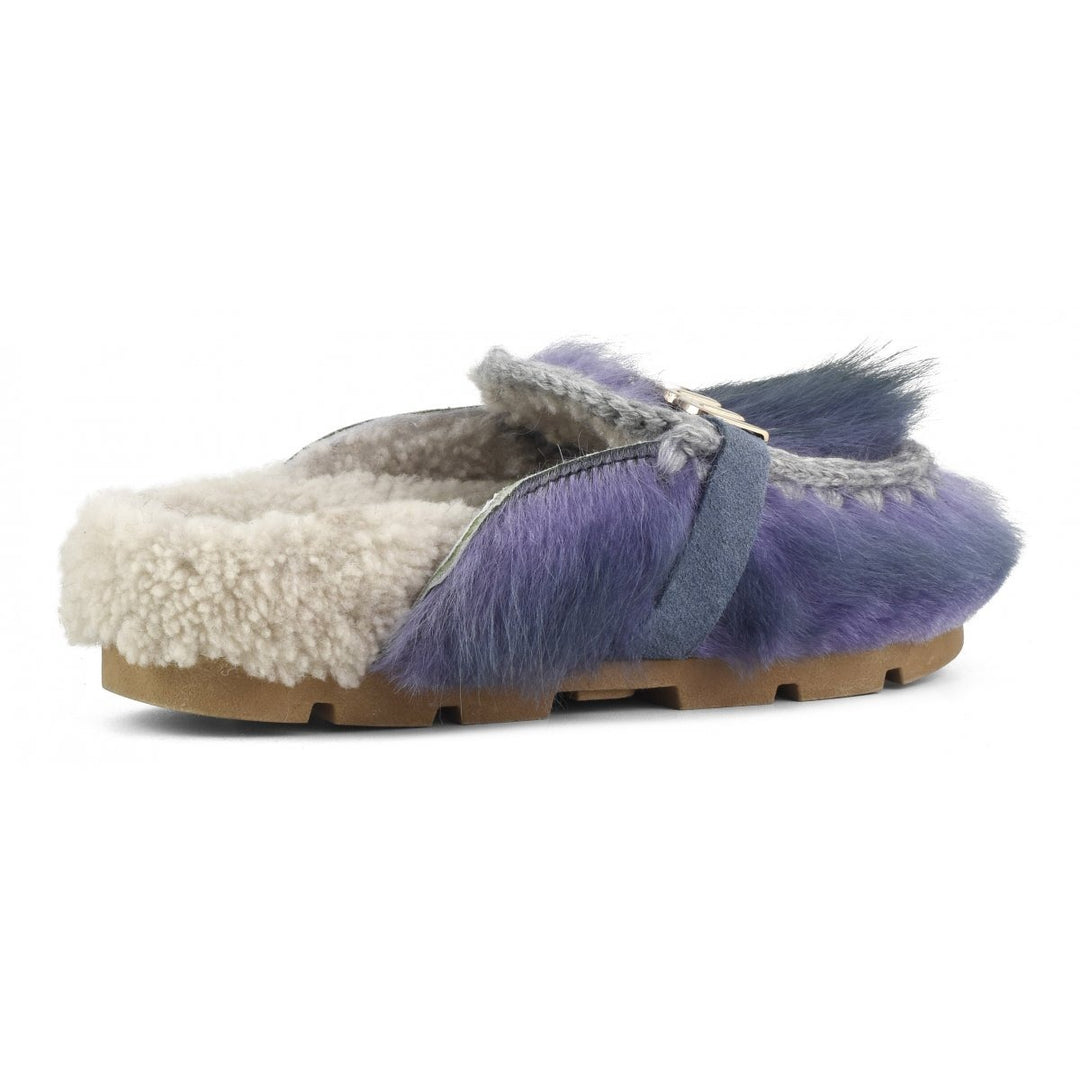 Mou - Winter Bio Slide Long Hair Ponyskin in Pink Lavender