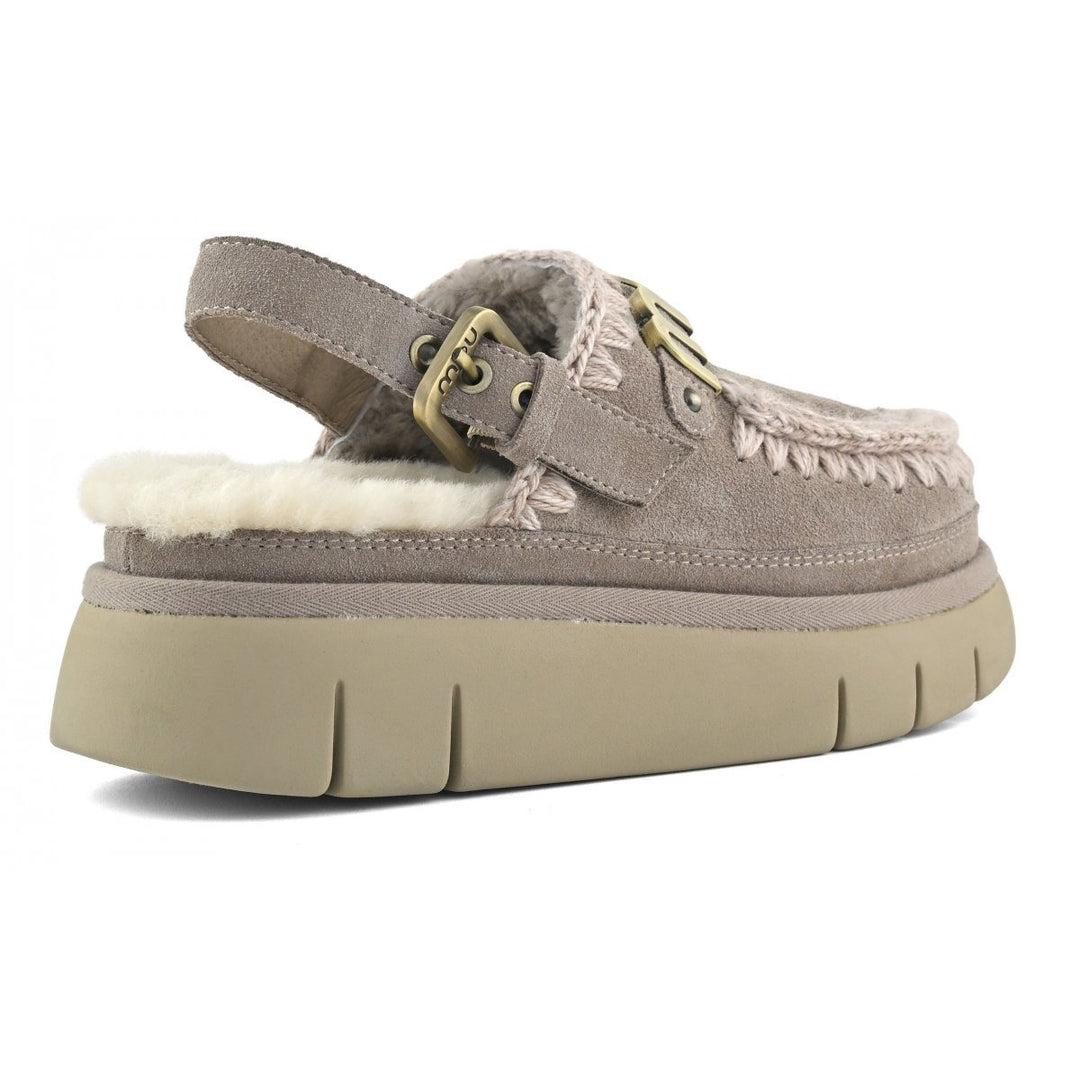 MOU - Bounce Clog Back Strap in Pink Brown
