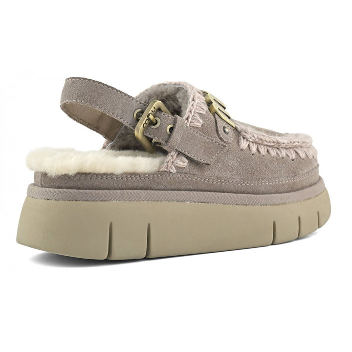 MOU - Bounce Clog Back Strap in Pink Brown