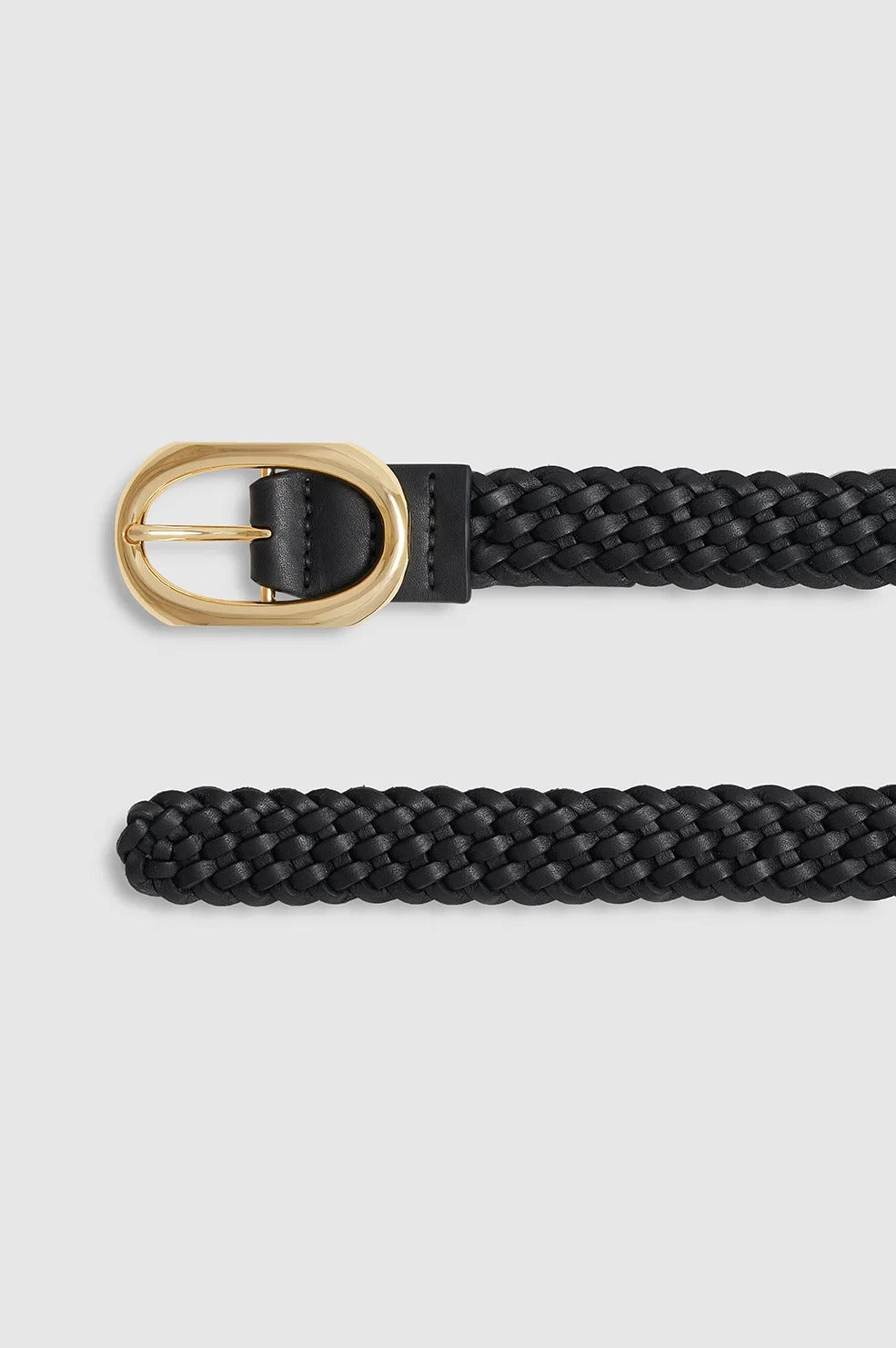 Anine Bing - Signature Link Belt Braided in Black
