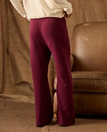 THE GREAT - The Fleece Lap Sweatpant in Plum
