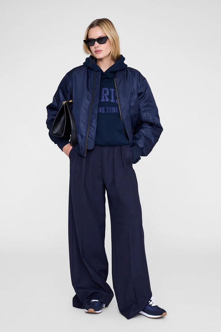 Anine Bing - Juno Sneakers in Navy Suede