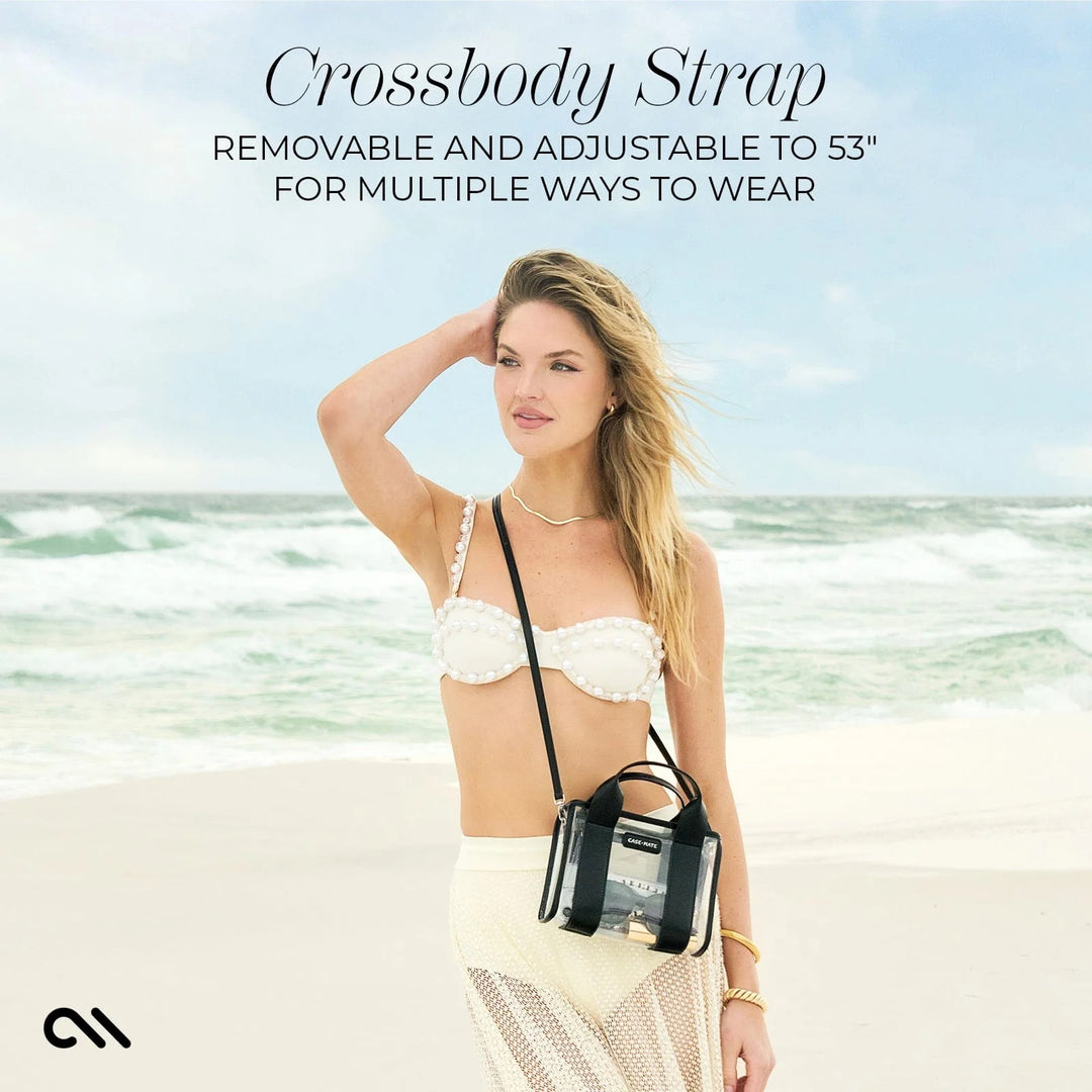 Case Mate - Midnight Black and Clear Stadium Tote