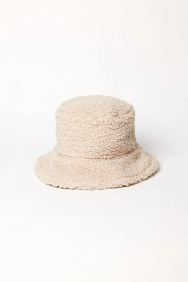 Hat Attack - Reversible Sherpa Bucket Hat in Natural