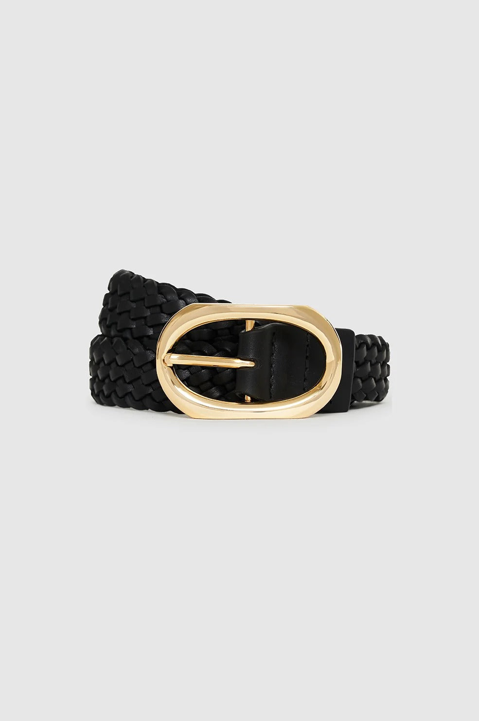 Anine Bing - Signature Link Belt Braided in Black