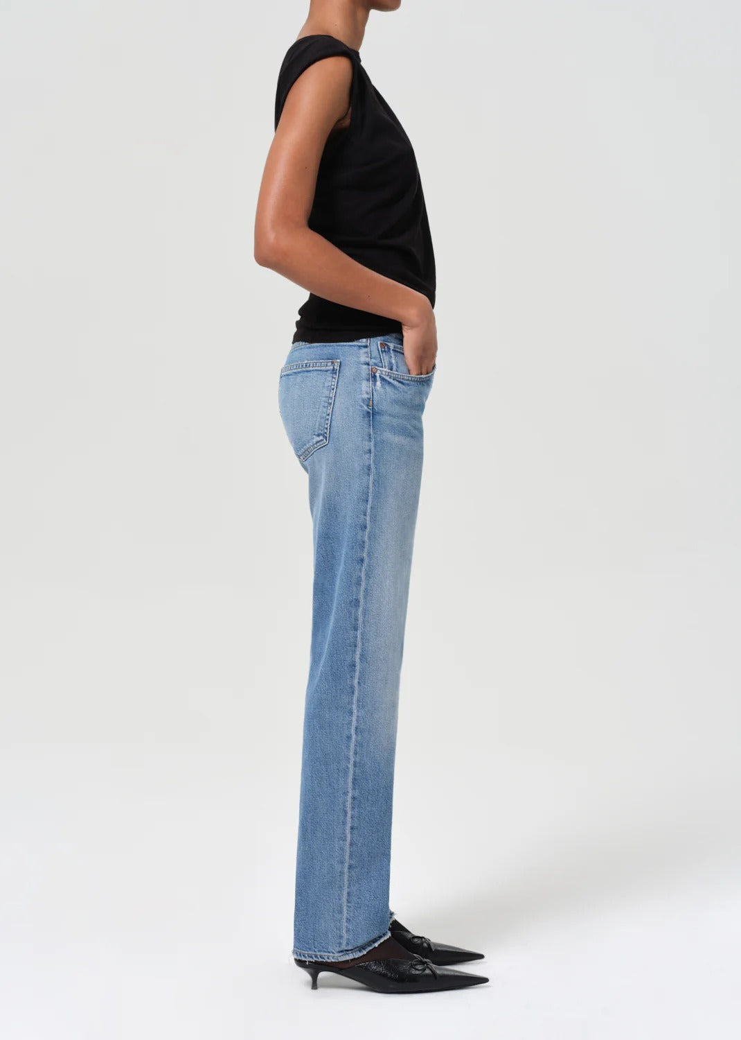 AGOLDE - Low Rise Slim in Kindle