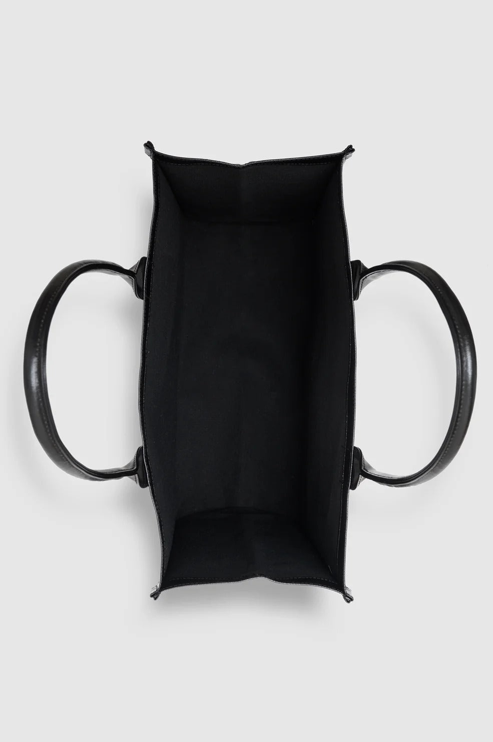 ANINE BING - Leonie Coated Canvas Tote in Black