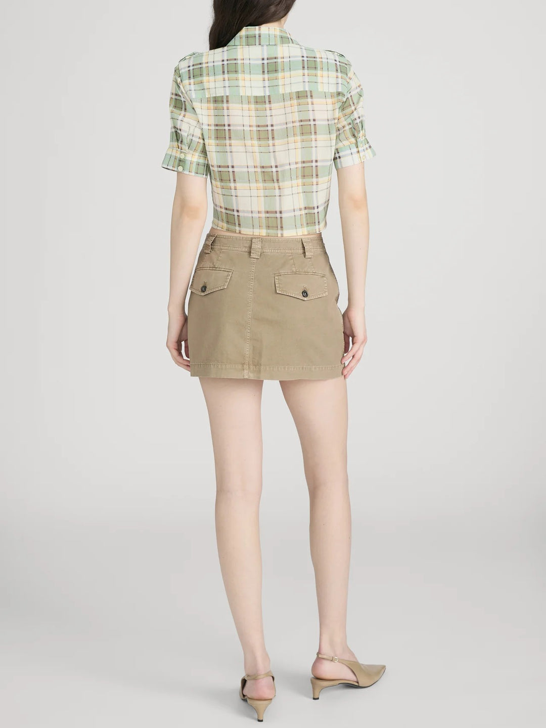 FRAME - THE UTILITY SKIRT in ARMY Skirts