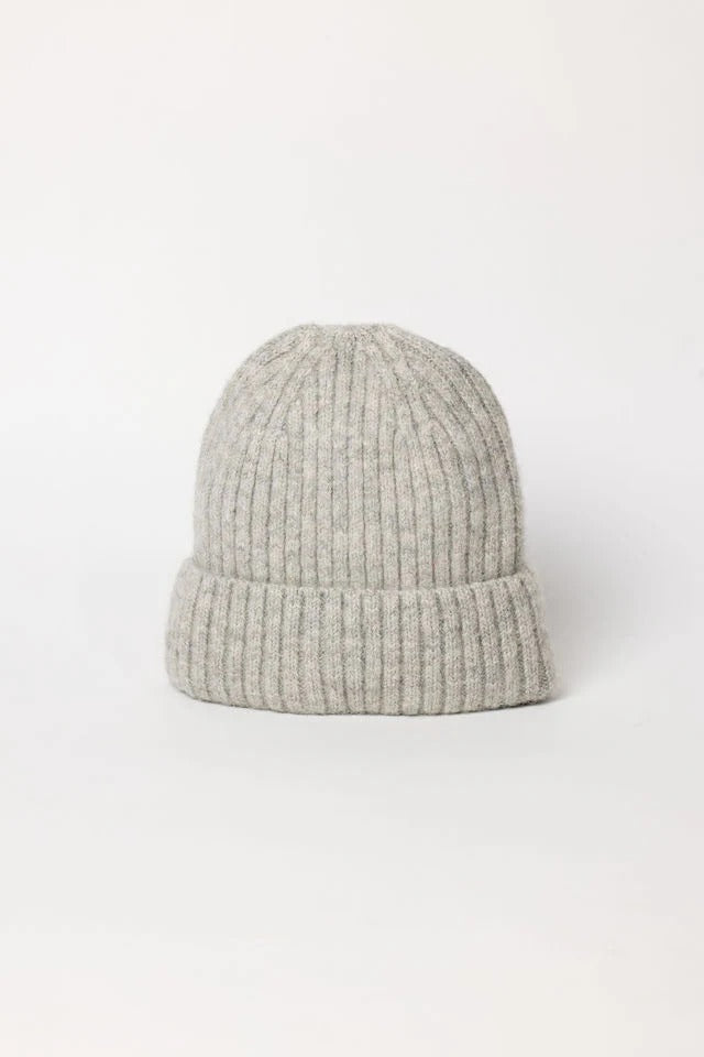 Hat Attack - Key Beanie in Heather Grey