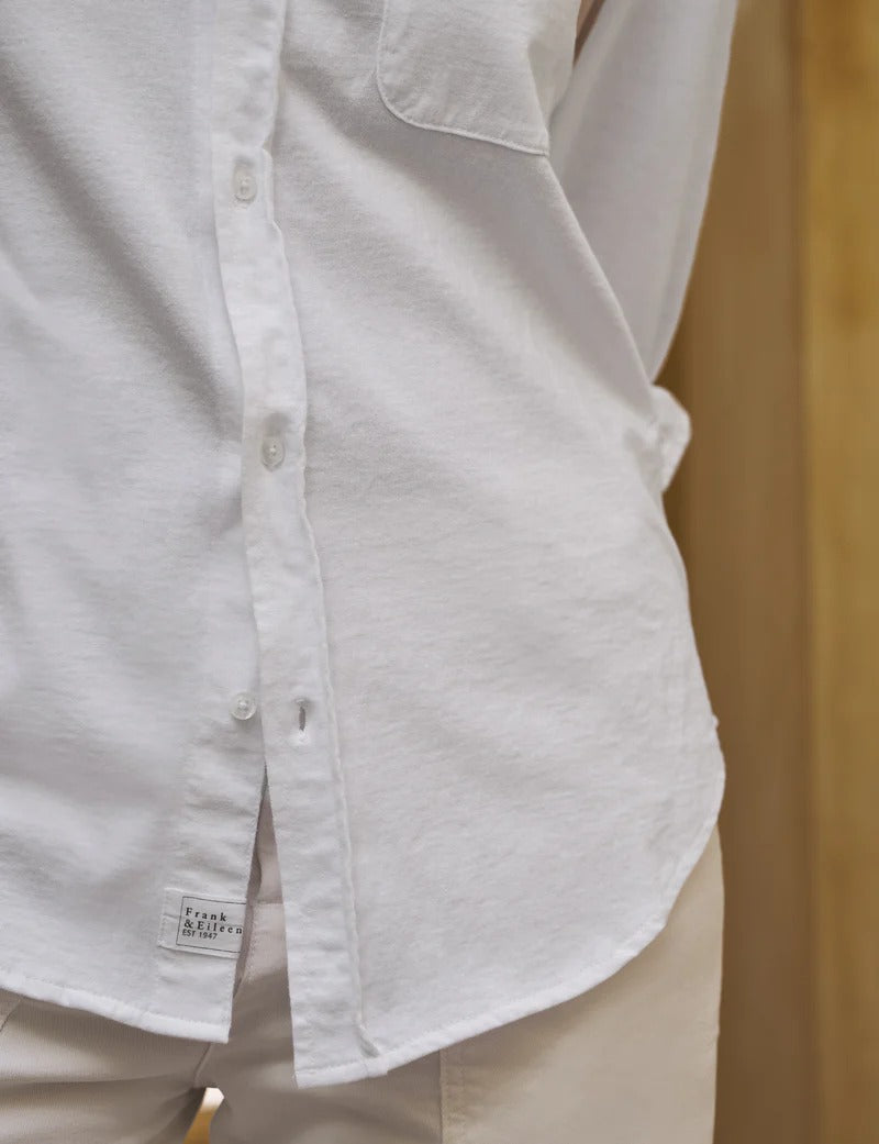 FRANK & EILEEN - Waverly NYC Button-Up Shirt in White Shirt
