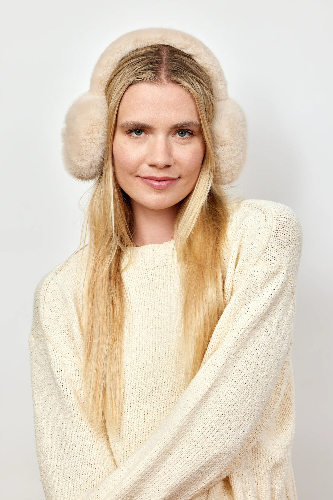 Hat Attack - Faux Fur Earmuff in Natural