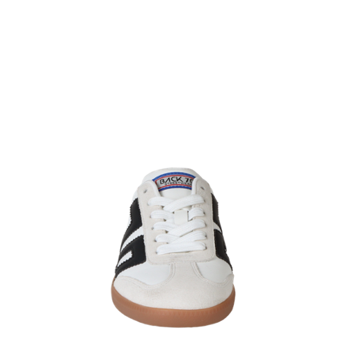 BACK 70 - Easter Backless in White Black Shoes