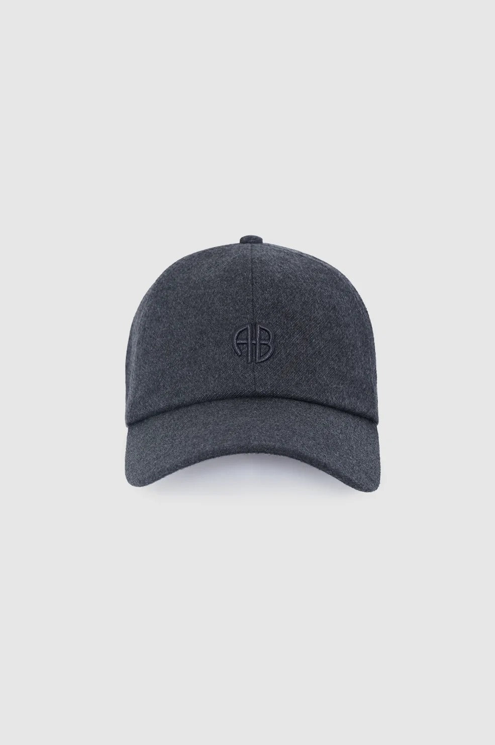 ANINE BING - Jeremy Baseball Cap Wool Grey