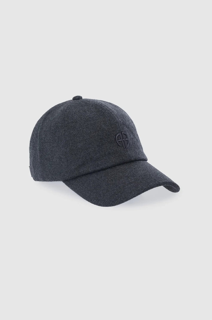 ANINE BING - Jeremy Baseball Cap Wool Grey