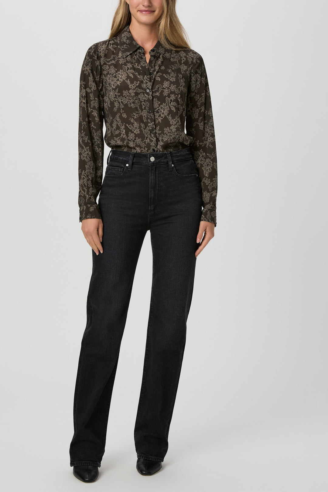 Paige - Desano Shirt in Black Multi