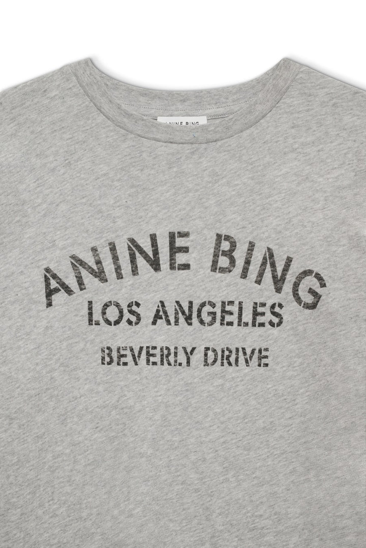 Anine Bing -  Cohen Tee LA in Heather Grey