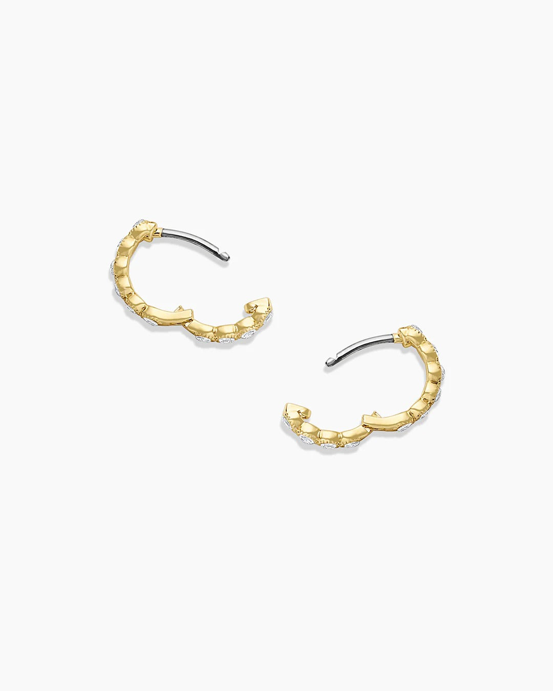 Gorjana - Madison Gold Plated Shimmer Huggies
