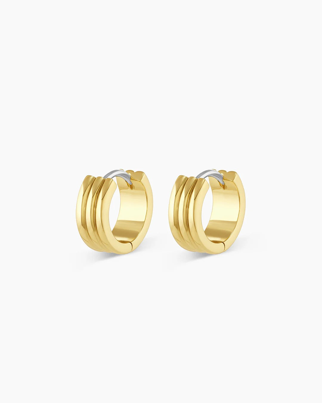 Gorjana - Reed Gold Plated Hoops