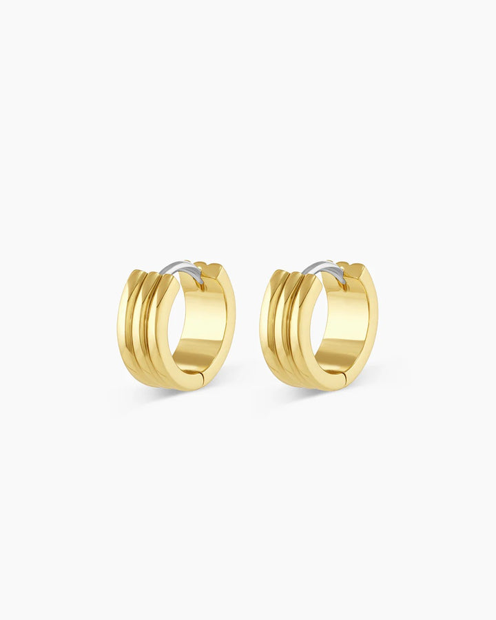 Gorjana - Reed Gold Plated Hoops