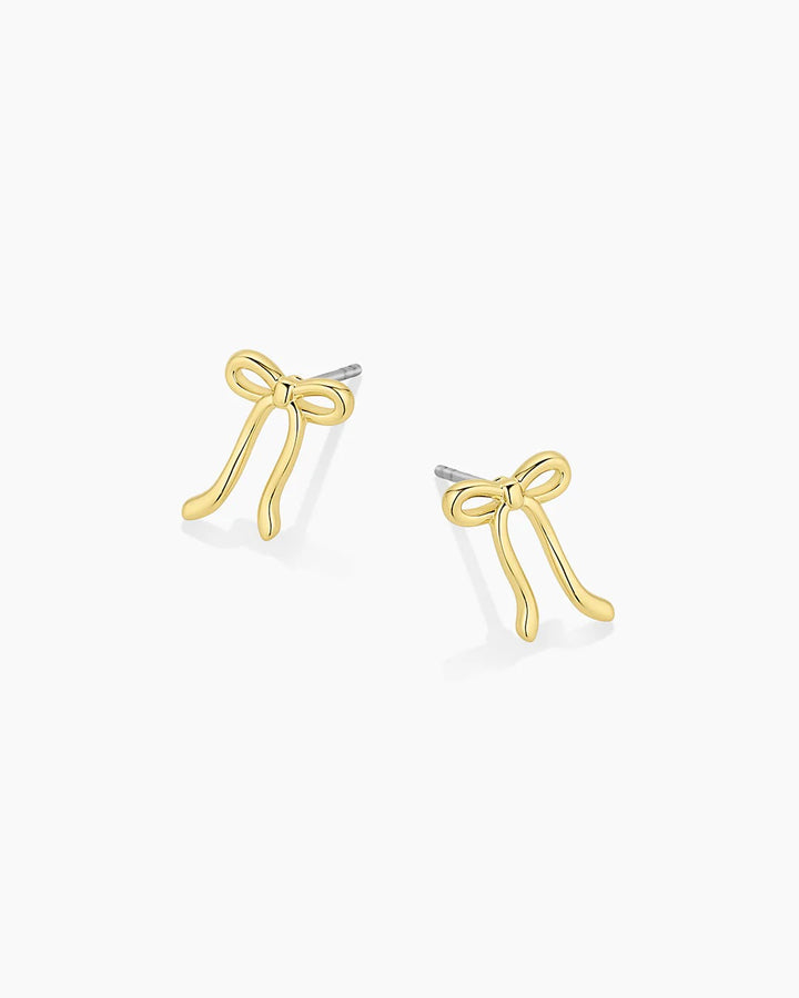 Gorjana - Bow Gold Plated Earrings