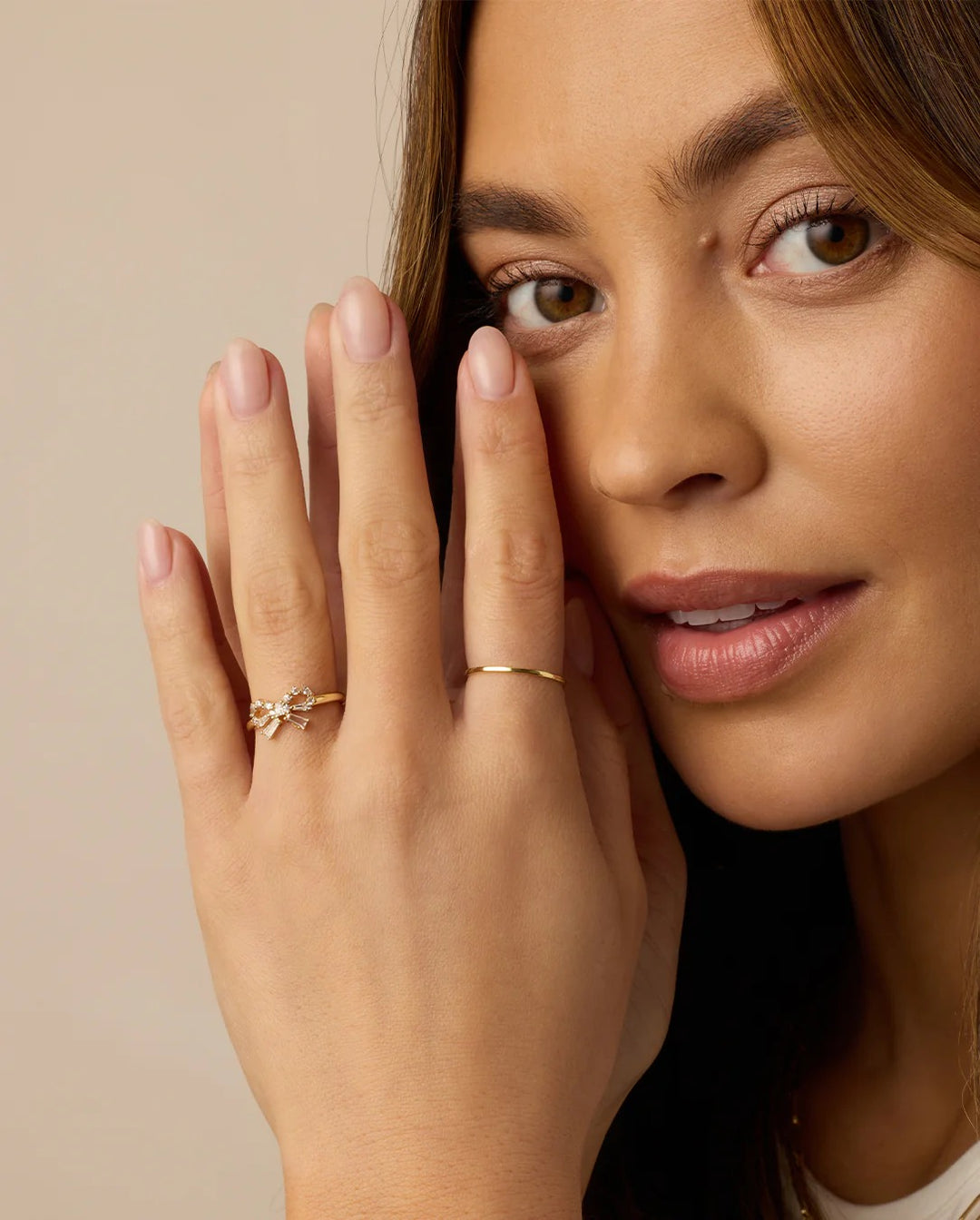 Gorjana - Fancy Bow Gold Plated Ring