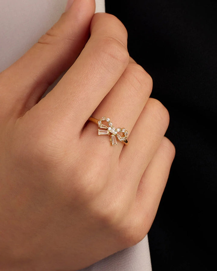 Gorjana - Fancy Bow Gold Plated Ring
