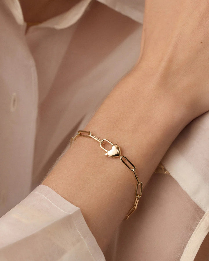 Gorjana - Heart Padlock Bracelet