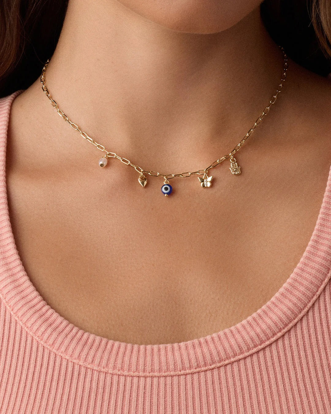 Gorjana - Connection Mini Charm Necklace