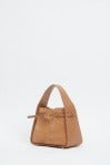 Simkhai - Cleo Small Suede Bucket Bag in Camel