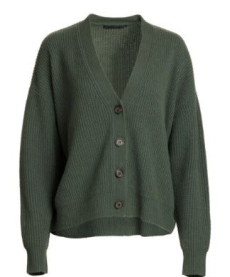Jenni Kayne - Cropped Cashmere Cocoon Cardigan in Pine