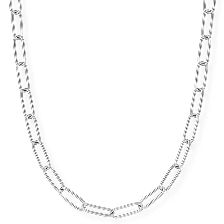 ELLIE VAIL - Jayden Paperclip Chain Necklace in Silver