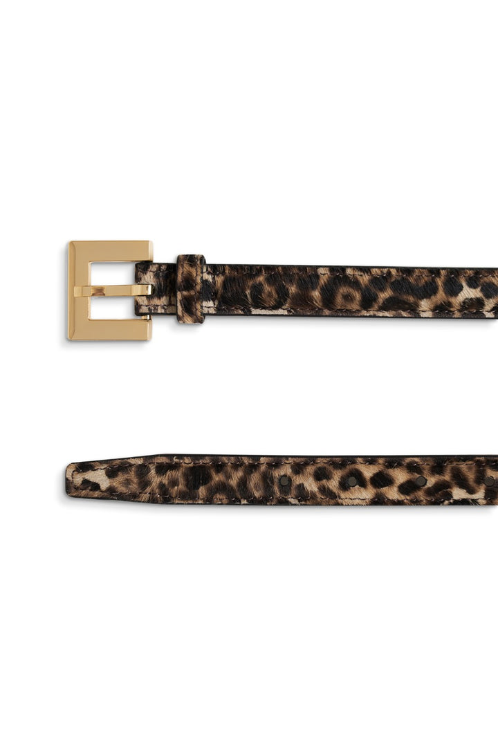 Anine Bing - Nicola Belt in Leopard Calf Hair