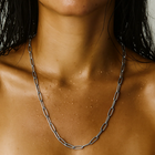 ELLIE VAIL - Jayden Paperclip Chain Necklace in Silver