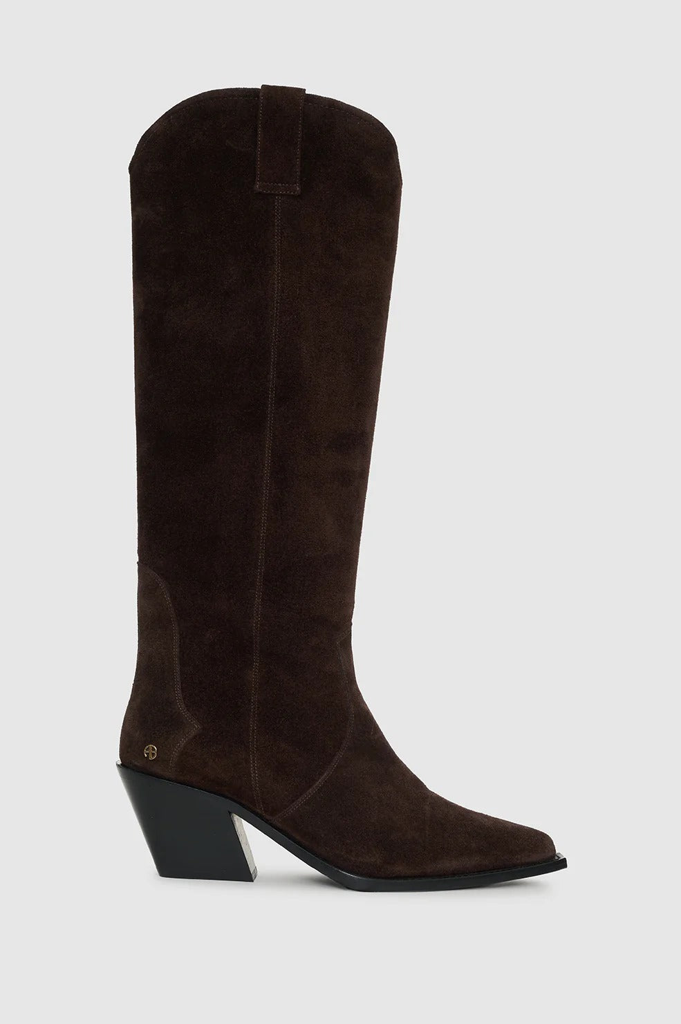 Anine Bing - Tall Tania Boots in Dark Brown Suede