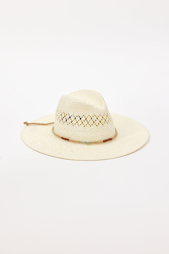 Hat Attack - Luxe Packable Sunhat in Bleach Jute