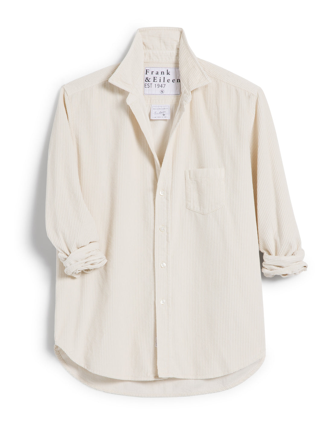 Frank & Eileen - Relaxed Eileen Button-Up Shirt in Vintage White Clothing