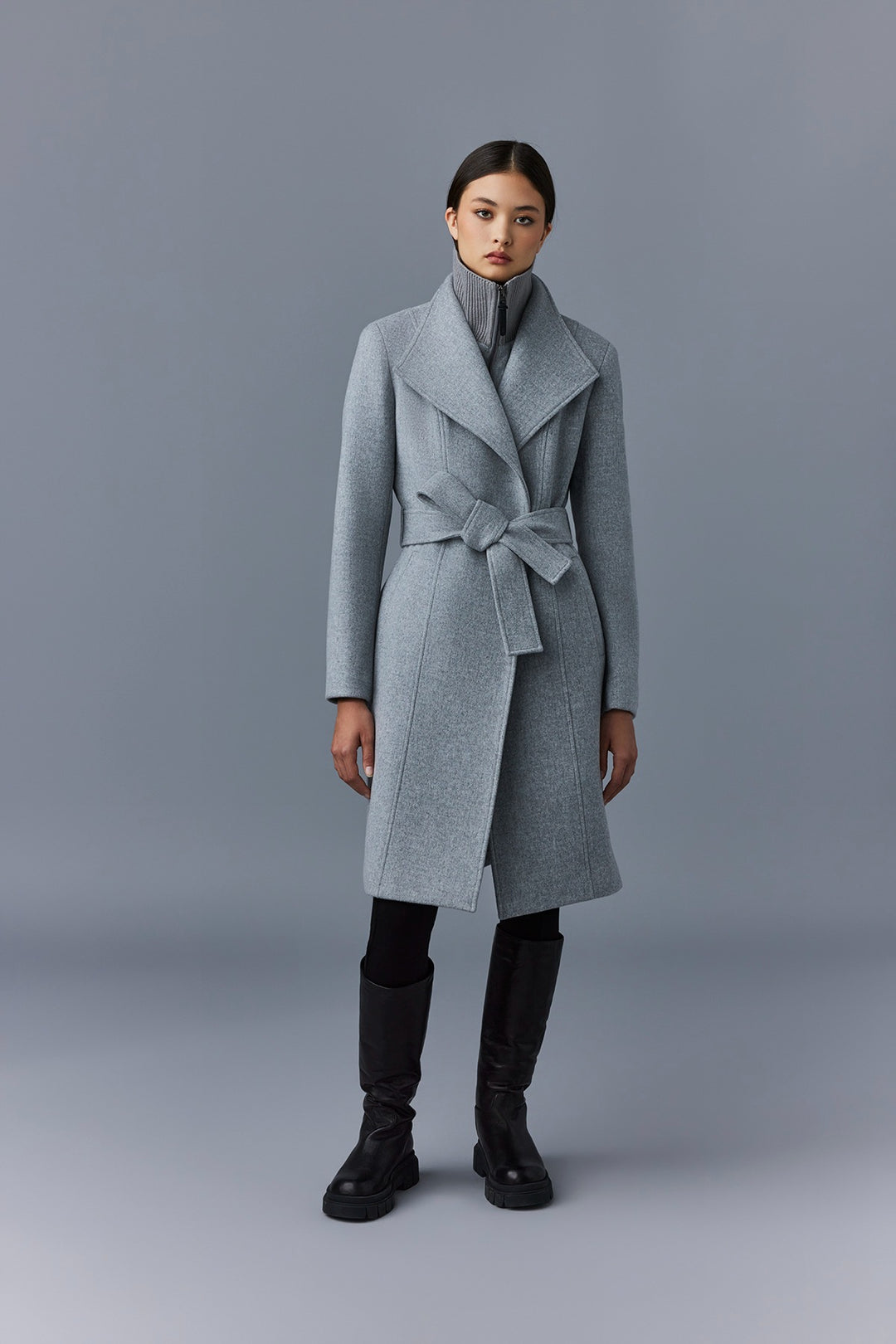 Mackage - Norita Wool Coat in Carbin Mix