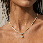 ELLIE VAIL - Phoebe Tennis Pendant Necklace in Gold