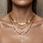 ELLIE VAIL - Roya Layered Chain Necklace in Gold