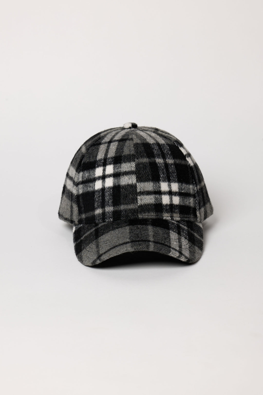 Hat Attack - Check Cap in Black Check Hats