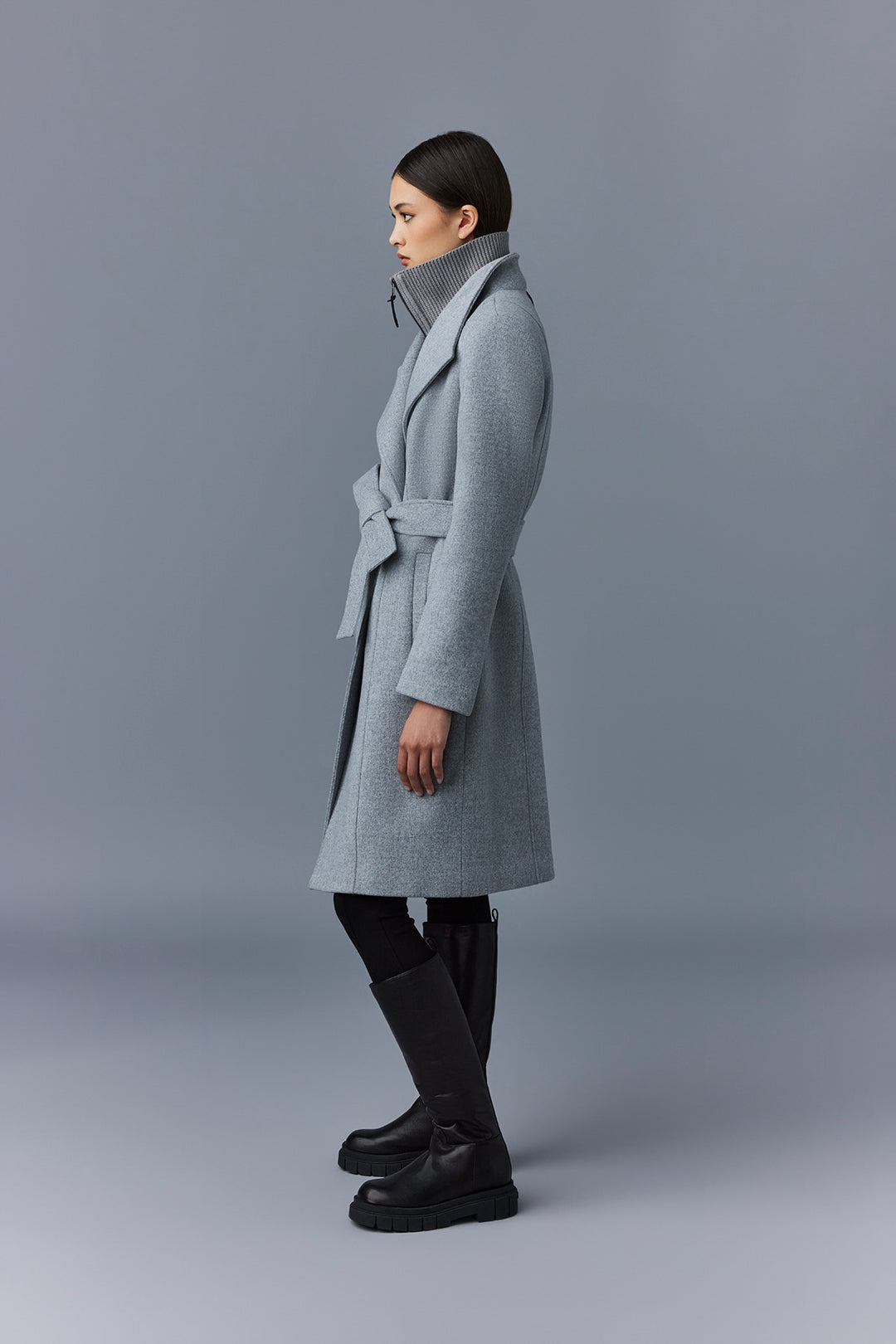 Mackage - Norita Wool Coat in Carbin Mix