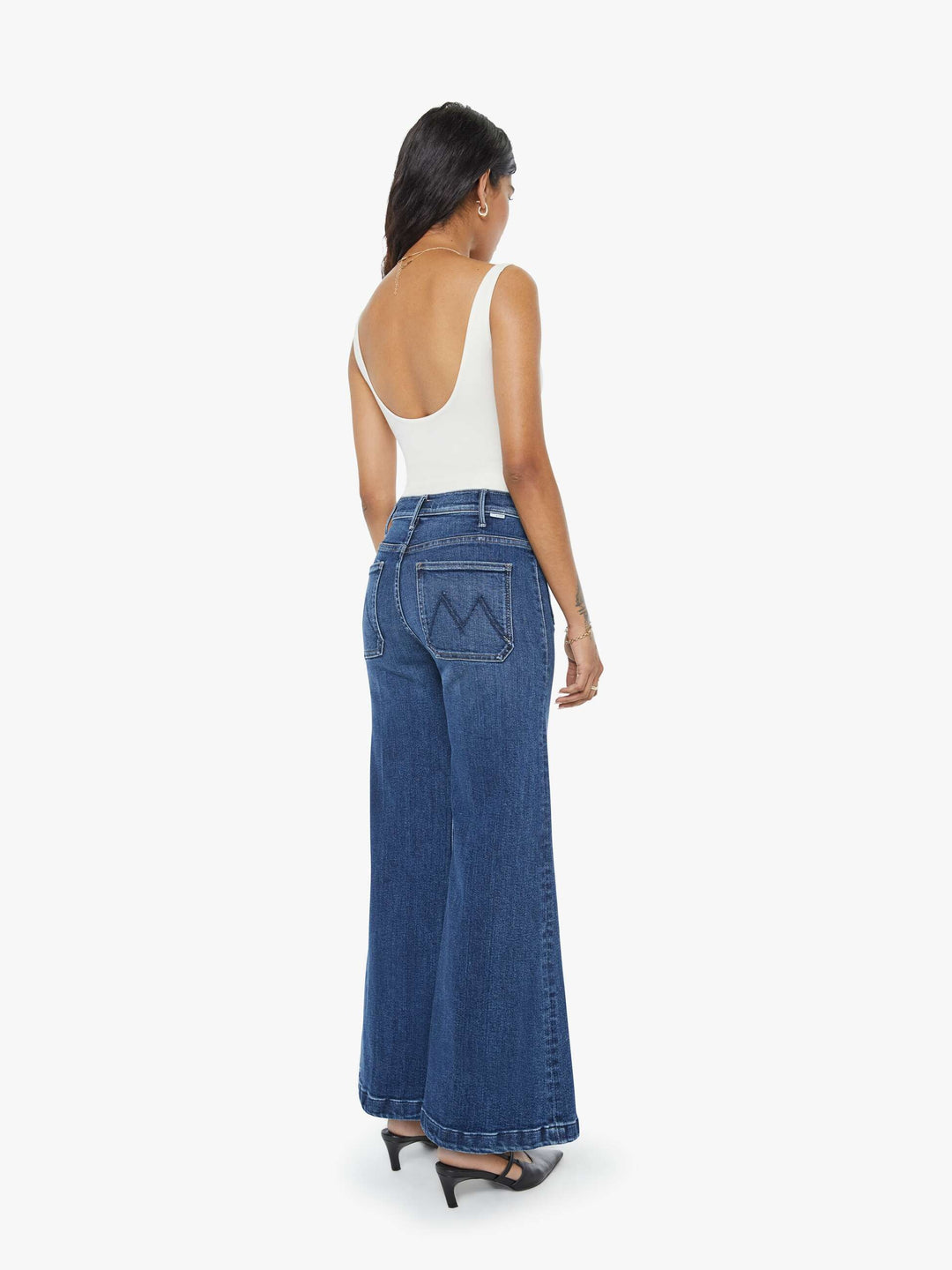 Mother Denim - Lil Hustler Roller Patch Pocket Skimp in One Last Shot
