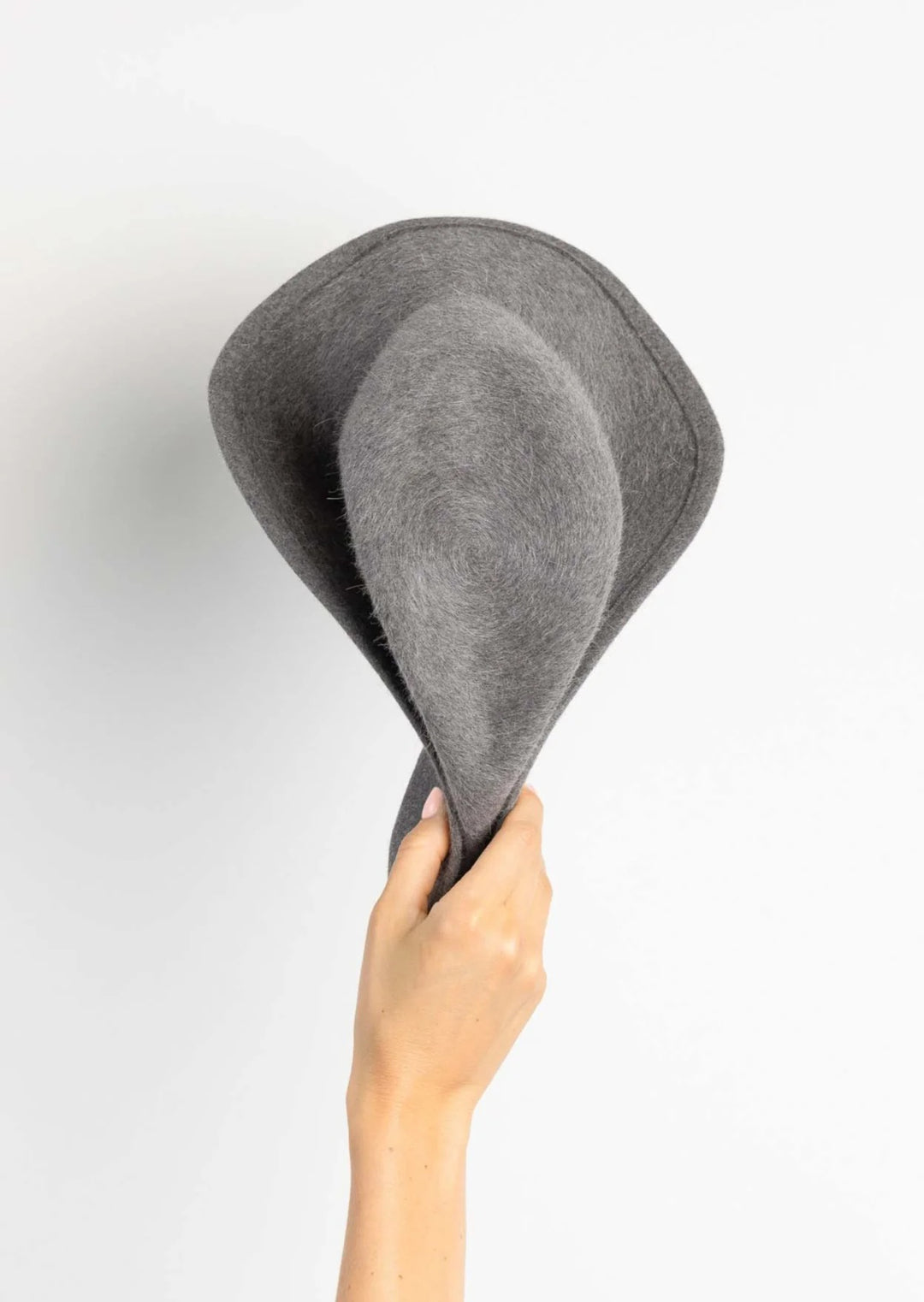Hat Attack - Reese Packable Fedora in Light Grey