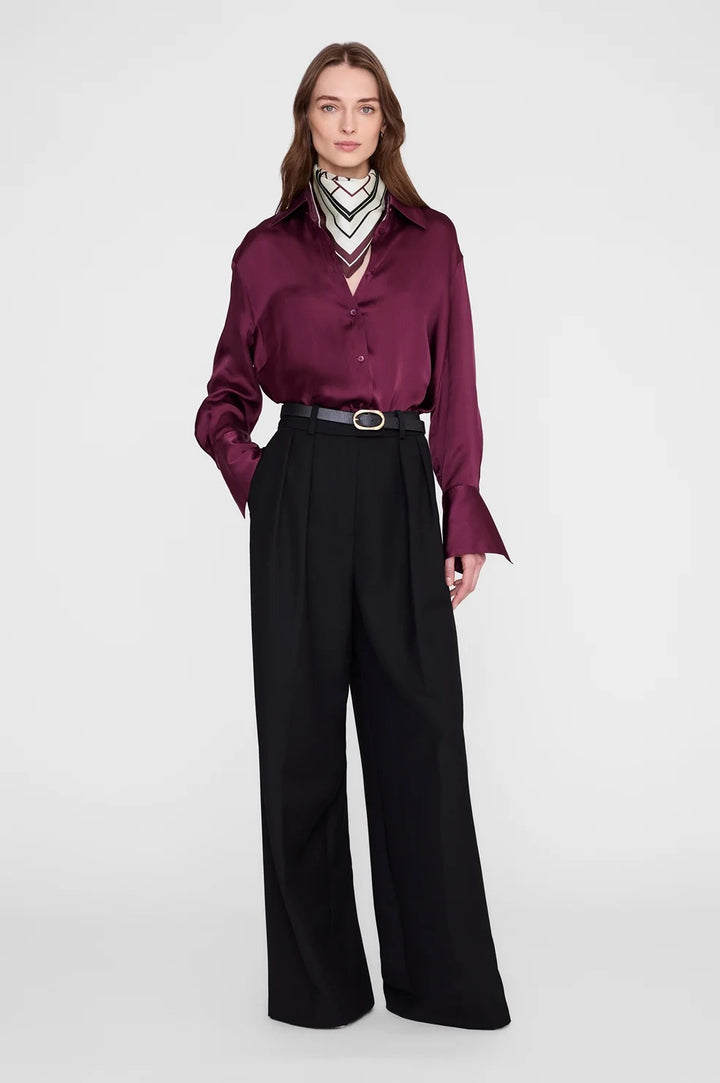 ANINE BING - Bridget Shirt in Fig